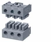 3RA Fuseless Compact Starters Accessories For 3RA direct-on-line and reversing starters Siemens AG 2008 Type Version DT Order No.