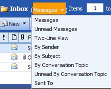 Outlook Web Access (OWA) PTHS District 209 Sort Messages Microsoft Office Outlook Web Access allows you to sort and view messages in your Inbox according to different characteristics, such as
