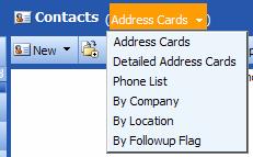 Outlook Web Access (OWA) PTHS District 209 You can also view your contacts and tasks by characteristics specific to those items. For example, you can view all completed tasks.