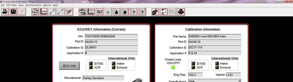 4.2 Program Go to Communication menu and select Program or just click Program button to upload new calibration into the ECU.