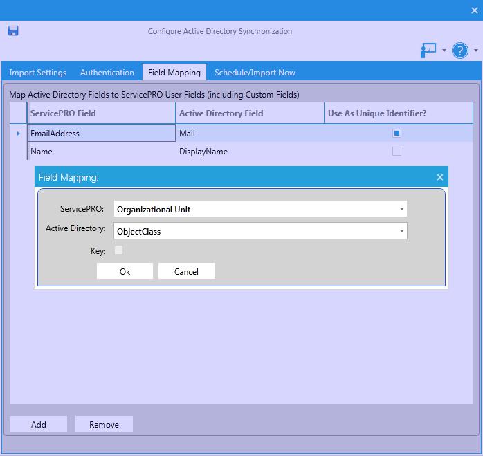11 2.3. Changes in Configure Active Directory Sync Field Mapping tab In the Field Mapping tab, all mentions of ADS in text have been changed to Active Directory.