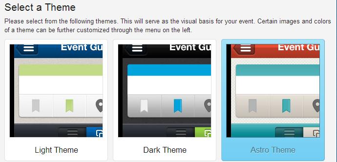 Event Design, Graphics, & Launch Icons Make your event truly personalized in the Design section of the Event Checklist.
