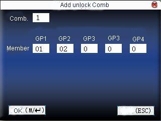 Scroll / key to move the cursor to the input box, input the value to be set through the small number keyboard, after the completion, press the menu keys to save settings, Press the ESC key to exit.