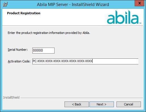 Server Install Activation Codes The activation code is determined by the system s license.
