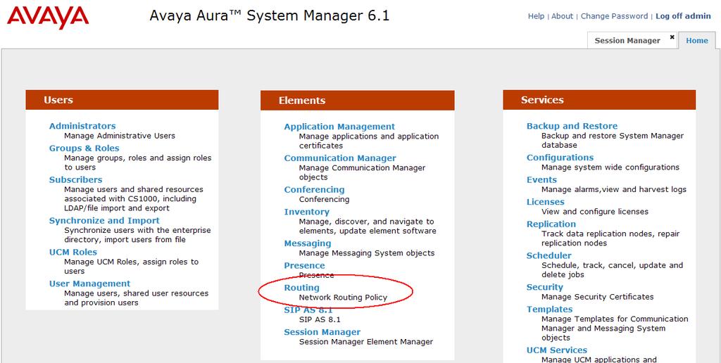 6. Creating a SIP Endpoint on the Avaya Aura Session Manager for Trio Enterprise To create the Trio Enterprise Server as a SIP Endpoint on the Session Manager, the following must be configured.