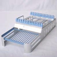 Scope and Lap Trays 95-2000100017 Lap Chole Case - Two levels with insert and brackets for