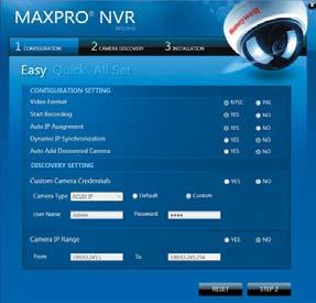 MAXPRO NVR XE has an open platform with broad integration with third party IP cameras and encoders.