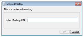 Start a videoconference from the portal: a. Access the web portal as described in Accessing the Web Portal on page 13. b. Verify that the Join Meeting screen is displayed. c.