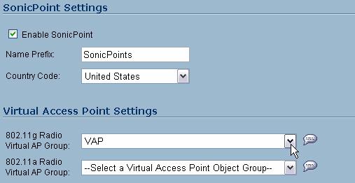 VAP Sample Configurations Step 6 From the 802.11 Radio Virtual AP Group pull-down list, select the group you created in the Grouping Multiple VAPs section on page 30.