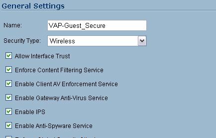 SonicPoint Virtual AP Configuration Tasklist Custom Wireless Zone Settings General SonicWALL Early Field Trial Draft Although SonicWALL provides the pre-configured Wireless Zone, administrators also