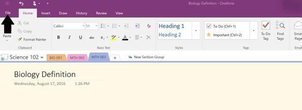Importing and Exporting In OneNote Importing From Evernote to OneNote Please note that you may need to install Evernote on your PC before you can be able to use the method I am about to describe.