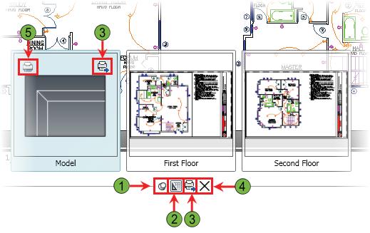 Using Quick View Layouts Quick View Layouts allow you to visually navigate between the layouts in the current drawings.