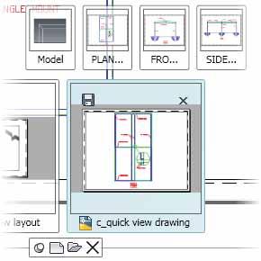 5. Move your cursor over the c_quick view drawing preview image.