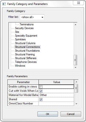 Necessary conditions to create custom hanger Tip #2 Creating a new family in Revit