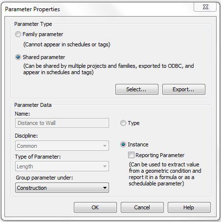 Necessary conditions to create custom hanger Tip #4 When the Parameter Properties window occurs you have to set parameters as follows: 1.