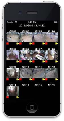 By installing the corresponding SmartEyes software on the smart phone, user can