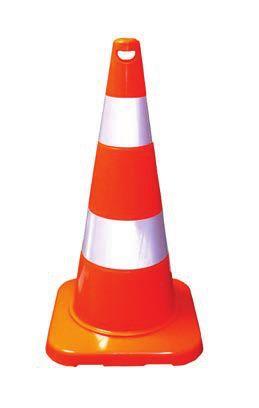 double reflective PVC Traffic Cone (75 cm) PL-02-350 Height 750 mm 3000 gr Base Type 4 edges Base Edge 400 mm PVC Orange Technical Specifications Handling hookself