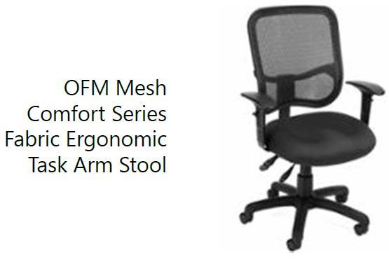 com/products/seating/officechairs/aeron-chairs/ Can be customized for fixed or adjustable features.