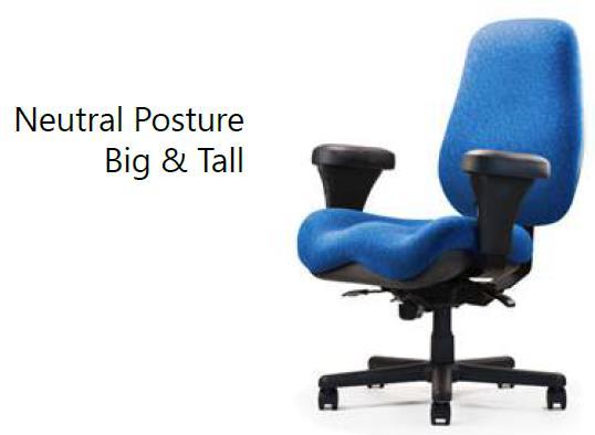 Adjustable back height, seat height, angle, tilt, tension and depth,