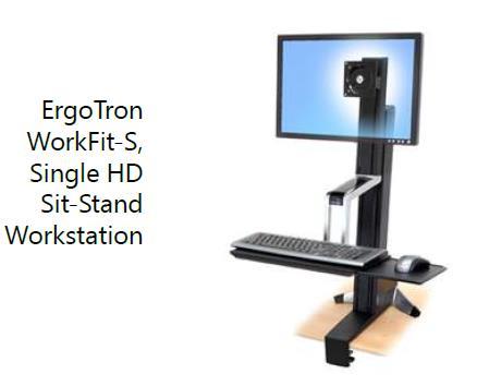 Desks Includes height-adjustment column, desk clamp, LCD pivot and keyboard tray with