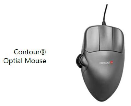 Ergonomic mice or trackpads position your hand at a more neutral posture, allowing for more natural clicking and ease of