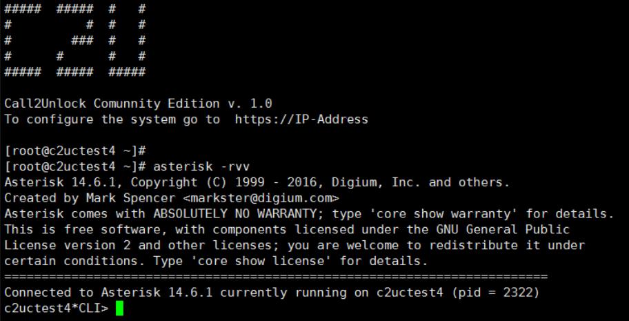 Like a regular Centos 7 installation, you just need to wait untill