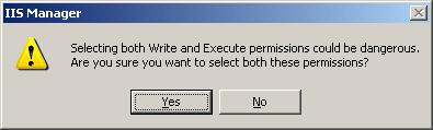 Set cgi-bin and site folder permissions (6.0) c. Click to acknowledge that message. 6 Next steps: Next you configure site settings. See Section 2.