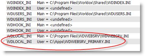As an example, to run a document proxy server on the same machine as a running Primary, set the Primary s startup shortcut as follows: "C:\Program Files\WDWEBSRV\WDWEBSRV.exe" /.