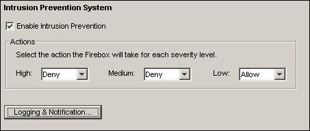 Configuring the SMTP Proxy Log Select the check box to write this event to the log file. Changing the deny message The Firebox gives a default deny message that replaces the denied content.