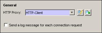 Configuring the TCP Proxy Send a log message for each connection request Select this check box to record a log message for all TCP connection requests.