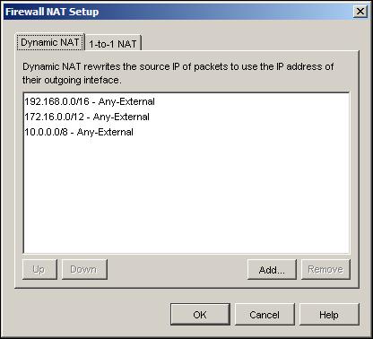 Using Dynamic NAT Using Dynamic NAT Dynamic NAT is the most frequently used type of NAT. It changes the source IP address of an outbound connection to the public IP address of the Firebox.