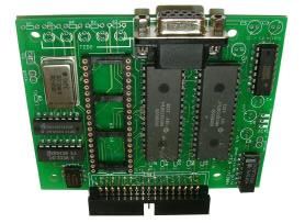 PCB Construction Mount the PIC socket (SOCKET). There is no need to insert the PIC into the socket at this time, however. Mount the two memory chips (IC1-2).