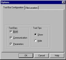 Installation 2-9 Figure 2-8: Toolbar Configuration Tab 2. In the Tool Bar section, check the boxes of the required toolbars. 3.