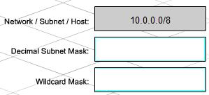 24. Determine the subnet mask and wildcard mask required to