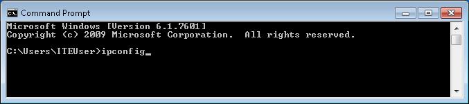 Step 3: Determine PC 2 s IPv4 Address. a. Click Start, and then type command prompt and press Enter to open the Command Prompt window. b.
