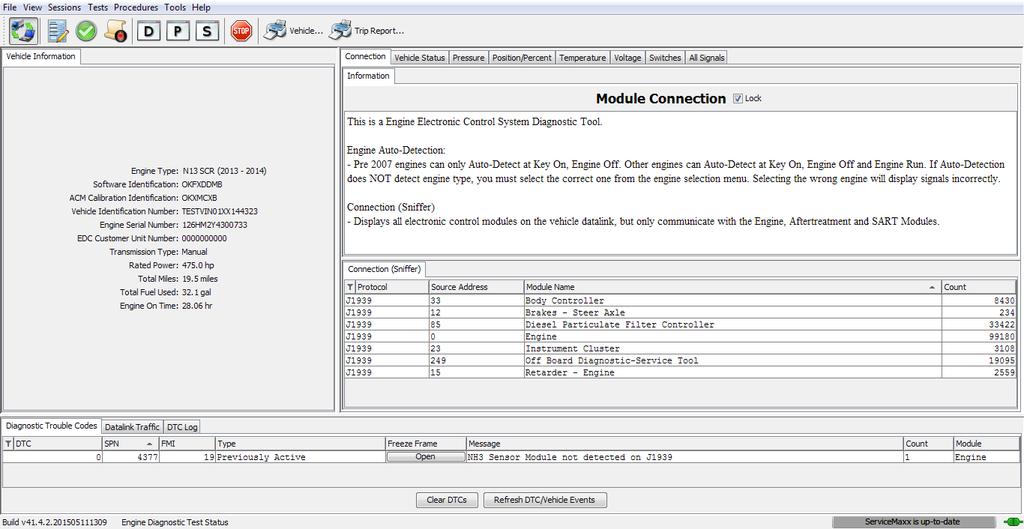 ServiceMaxx Overview and Snapshot Analysis Study Guide 4 ServiceMaxx Overview Launching ServiceMaxx ServiceMaxx is a computer based diagnostic and programming service tool for Navistar Engines.