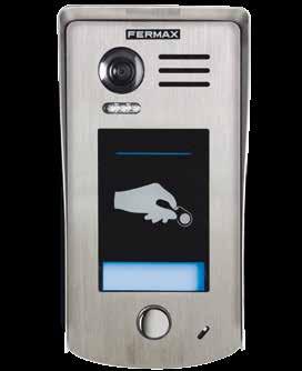 WAY VIDEO DOOR ENTRY KIT WITH PROXIMITY READER The WAY PROX door entry panel includes a proximity reader and allows access without requiring a key.