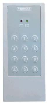 A 0 B ( restricted area ) PRIVATE ACCESS CONTROL Memokey&Private WG centralized Loft Memokey&Private WG (ref.4550) Dual technology access control reader: proximity and keypad.