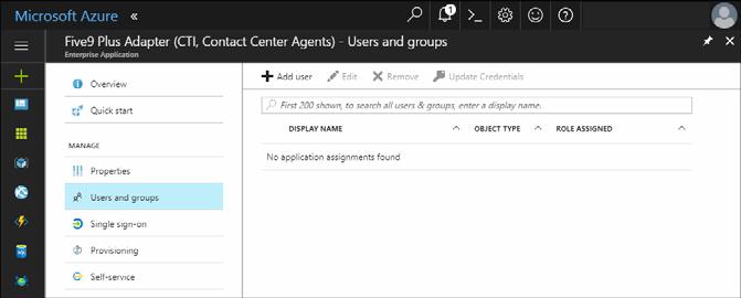 1 In the navigation pane, select Azure Active Directory. 2 Click Enterprise applications > click All applications.