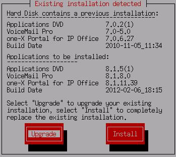 Note that a new install will reformat the hard disk, removing all existing files including customer data. 3.