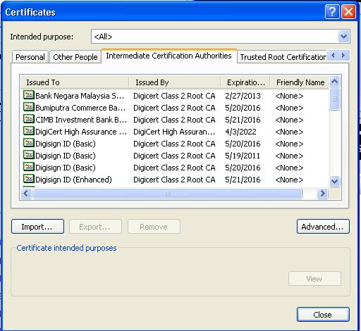 2 nd Check Intermediate Root Certificate.Cont What if? The expiration date is not 20 May 2016?