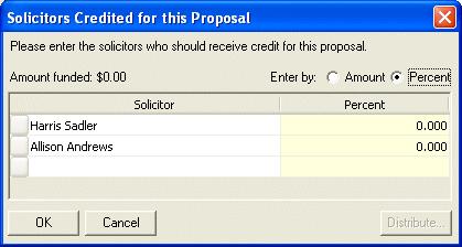 P ROSPECT INFORMATION 37 8. In the Solicitor(s) field, you can assign a solicitor to the proposal.