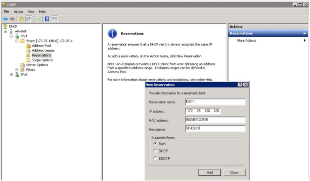Figure 4. Configuring the DHCP Server Click Server Options to configure options 66 and 67 (Figure 5).