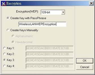 Create Encryption Keys Using a Passphrase (128bit) Create Encryption Keys Manually You can also create encryption keys manually by clicking the Create Keys Manually check box.