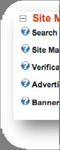 Site Marketing Search Engine: Site Map URL: Verification: This is where you submit your site to the