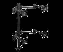 Articulating Arm W6493 28-1/2 Post - Dual Monitor Two Articulating Arms