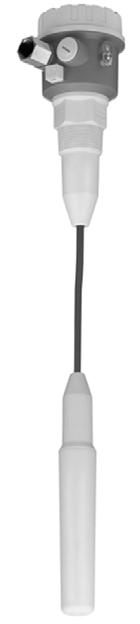 Versions: Minicap FTC260 (left): with 5.5" (140 mm) rod probe, with FDA listed material; for bulk solids and liquids Minicap FTC262 (right): with max.