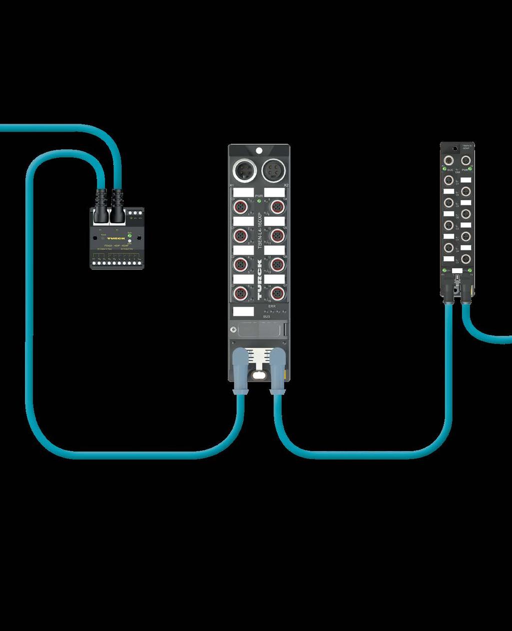 NDUSTRIAL ETHERNE FEN20: In-Cabinet Block I/O Available in a variety of I/O channels Universal I/O option - each channel can be an input or output IP20 rated for in-cabinet, fixed I/O applications 3