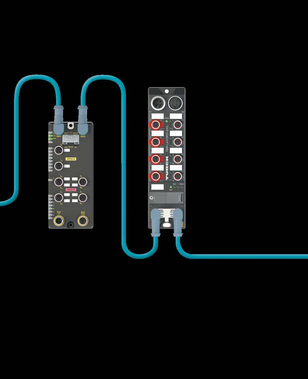 T Safety Solutions - Hybrid Modules Available for PROFIsafe (PROFINET) and CIP Safety (Ethernet/IP) Flexible Hybrid combination of safety and