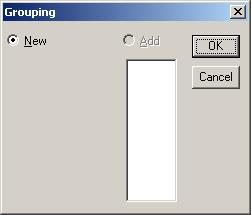 Under the condition that the box on the Flow view has been selected, grouping can be set or canceled on the menu. 12